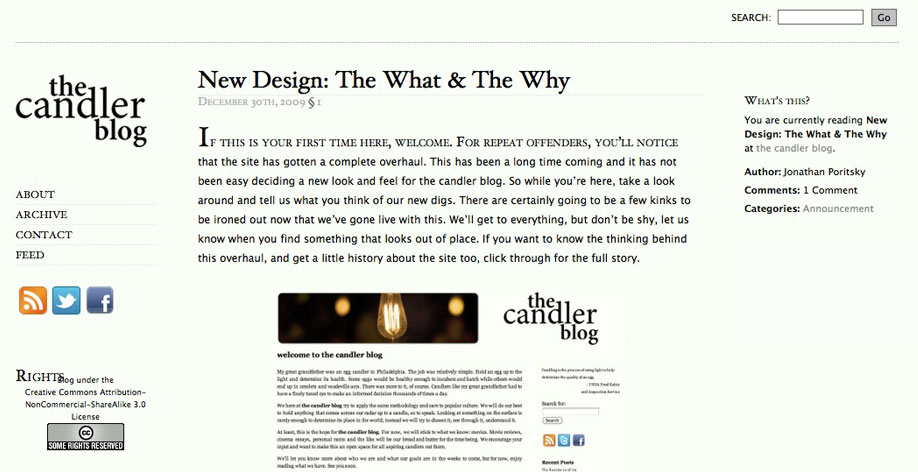 the candler blog in 2010