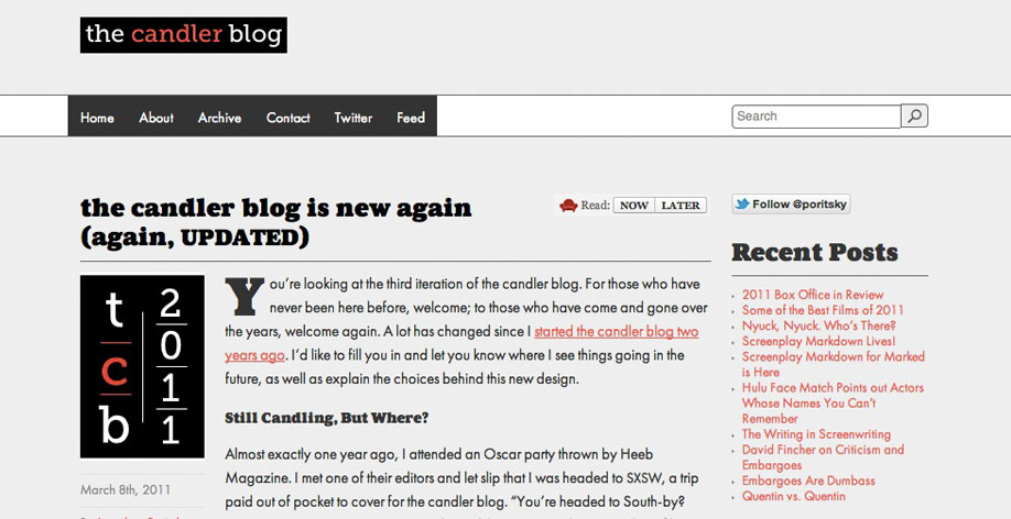 the candler blog in 2011